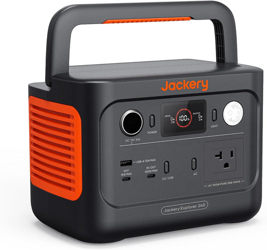 Jackery Explorer 240 v2 Portable Power Station for All Needs