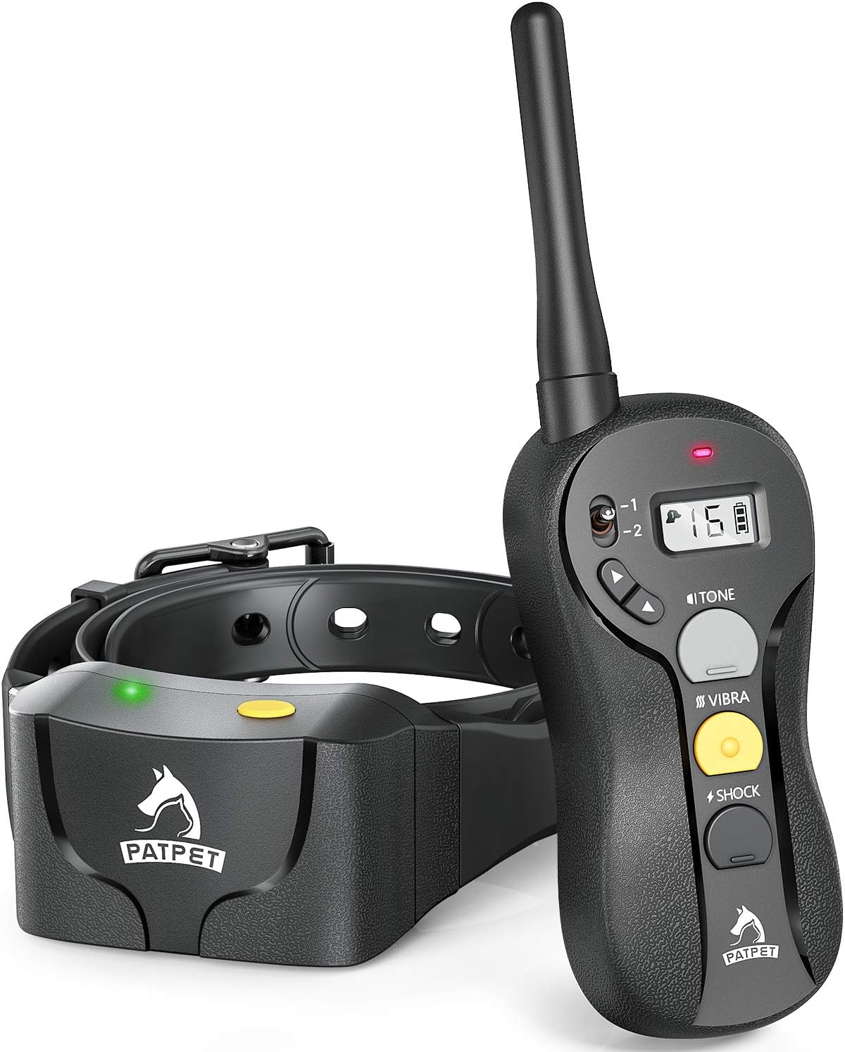 PATPET Dog Training Collar for Large Dogs - Waterproof E Collar