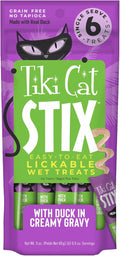Tiki Cat Stix Mousse Treats with Duck in Creamy Gravy - Single Serve