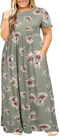 Nemidor Plus Size Maxi Dress for Curvy Women - Comfortable Summer two