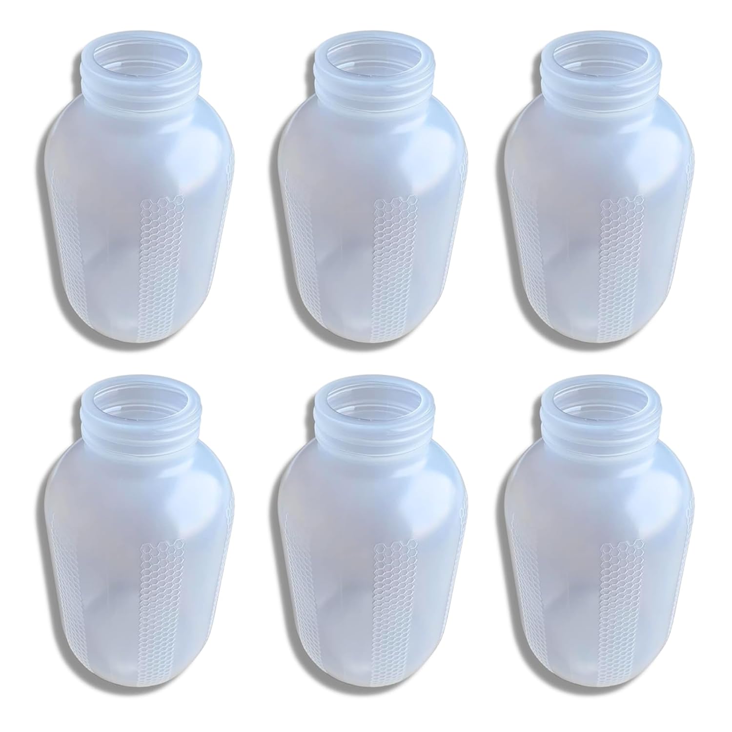 Extra Large Plastic Feeder Jars for Beekeepers with UV Protection