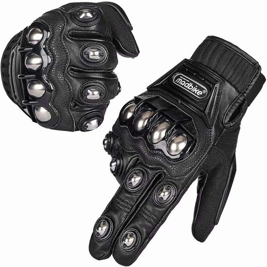ILM Alloy Steel Touchscreen Gloves for Motorcycle Racing Safety