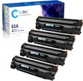 LxTek Compatible Toner Cartridge Replacement for HP 83A CF283A - 4