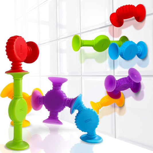 BUNMO Suction Bath Toys Set - Mold-Free Fun!