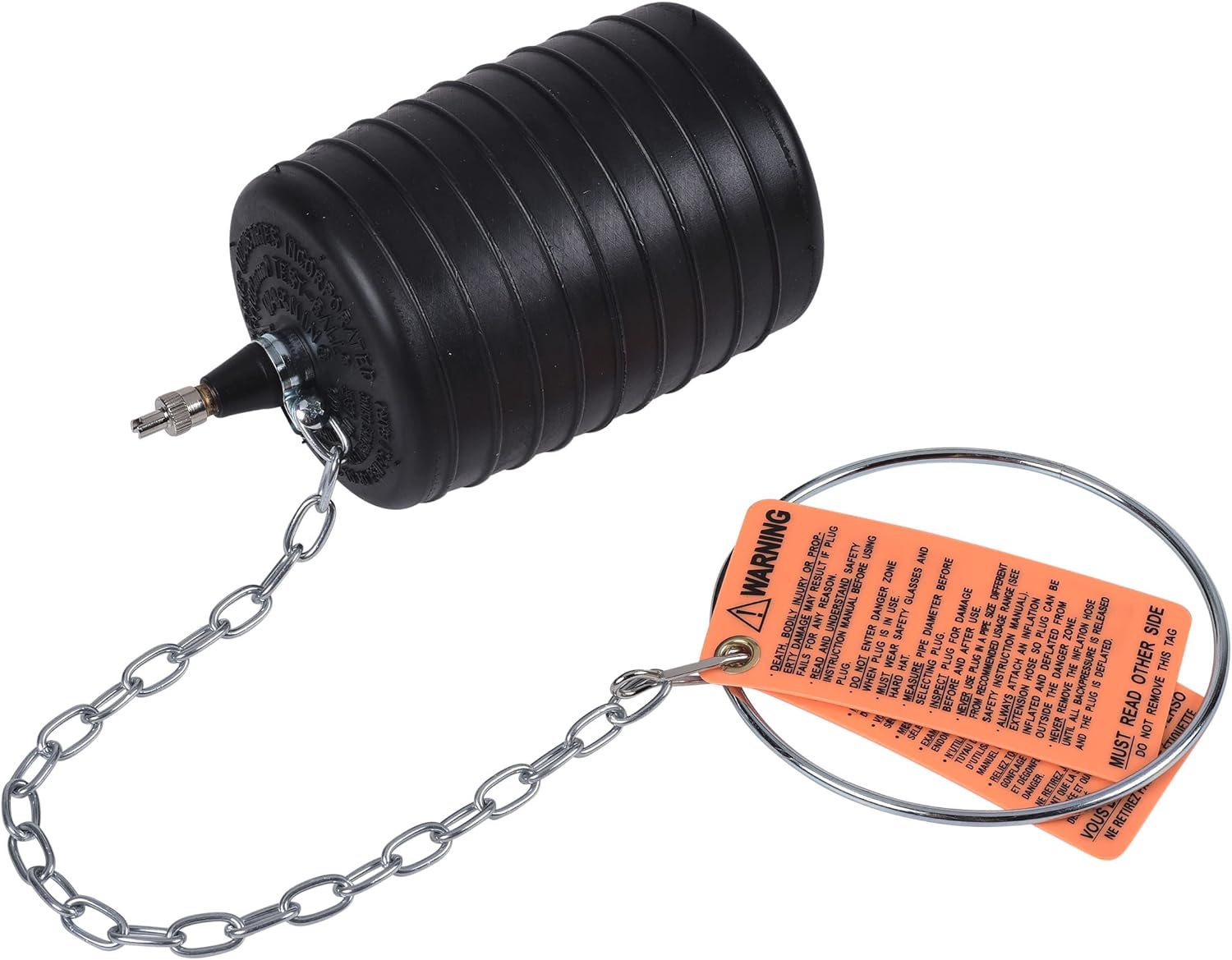 Cherne 270040 Rubber Test Ball Pipe Plug for 4 in. Systems