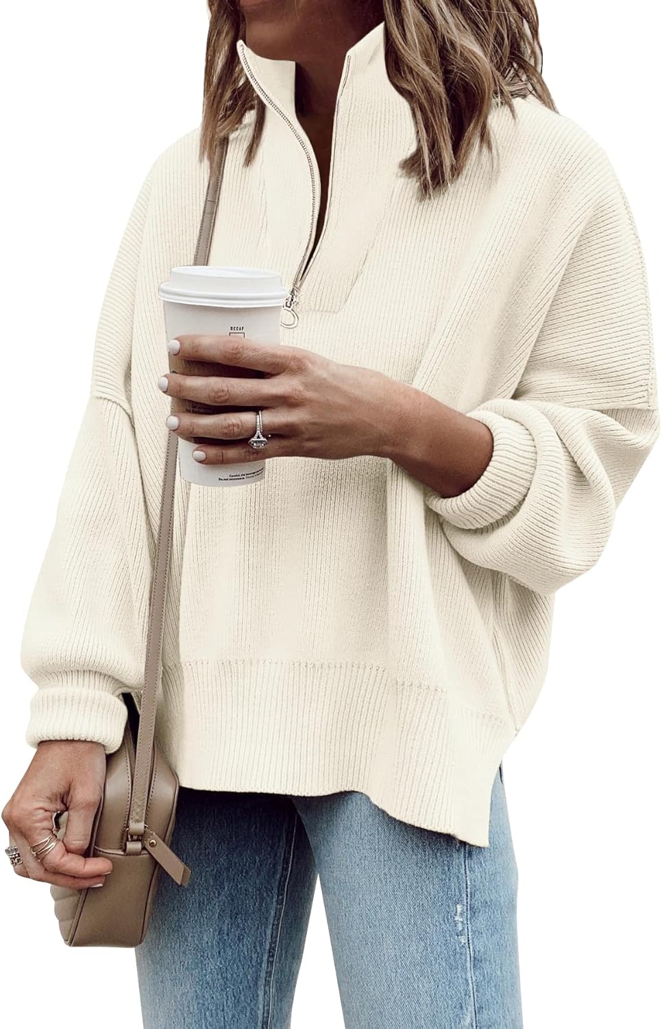Imily Bela Womens Tunic Sweater for Stylish Fall Looks