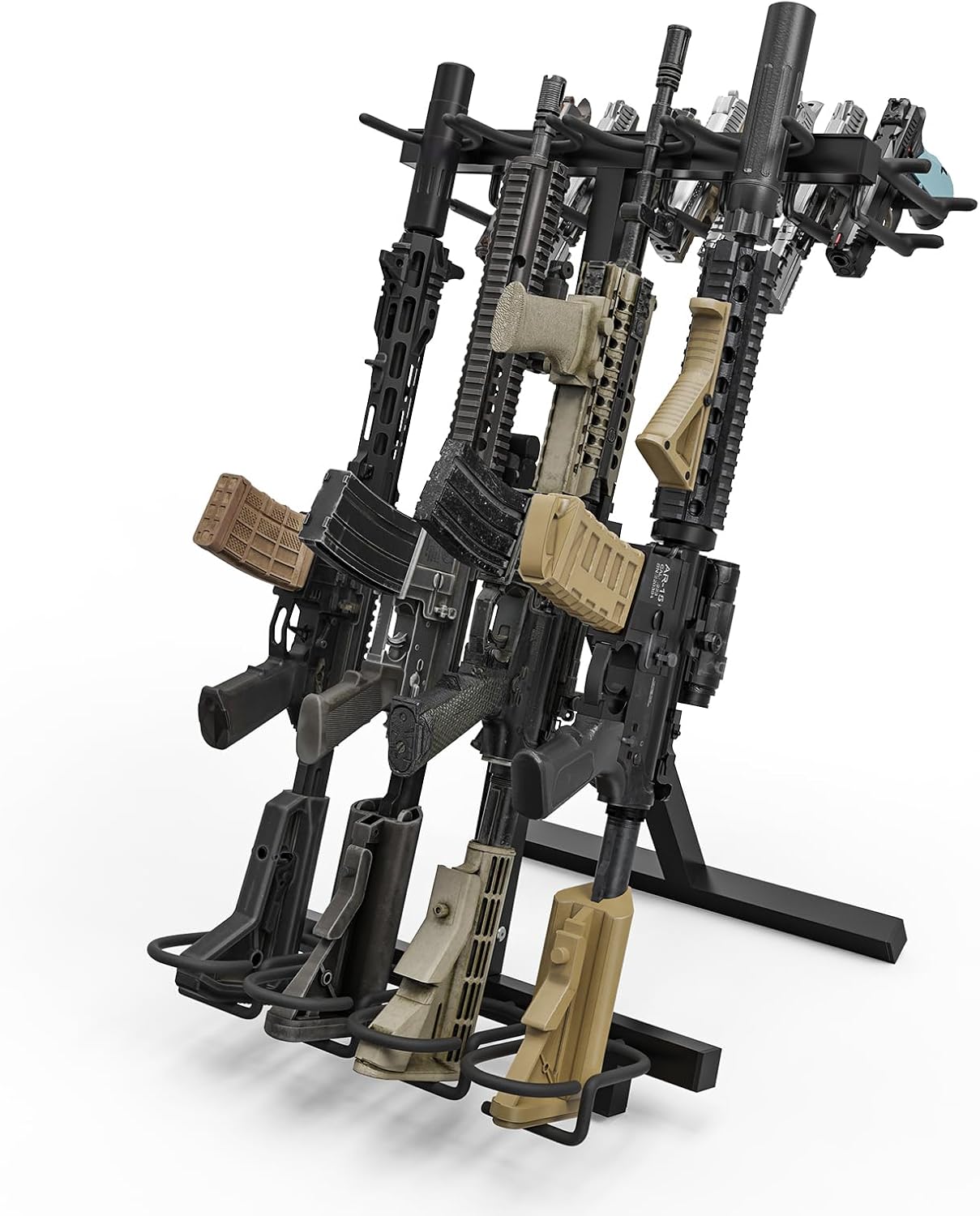 Portable Rifle Rack Stand for Heavy Duty Gun Storage Needs