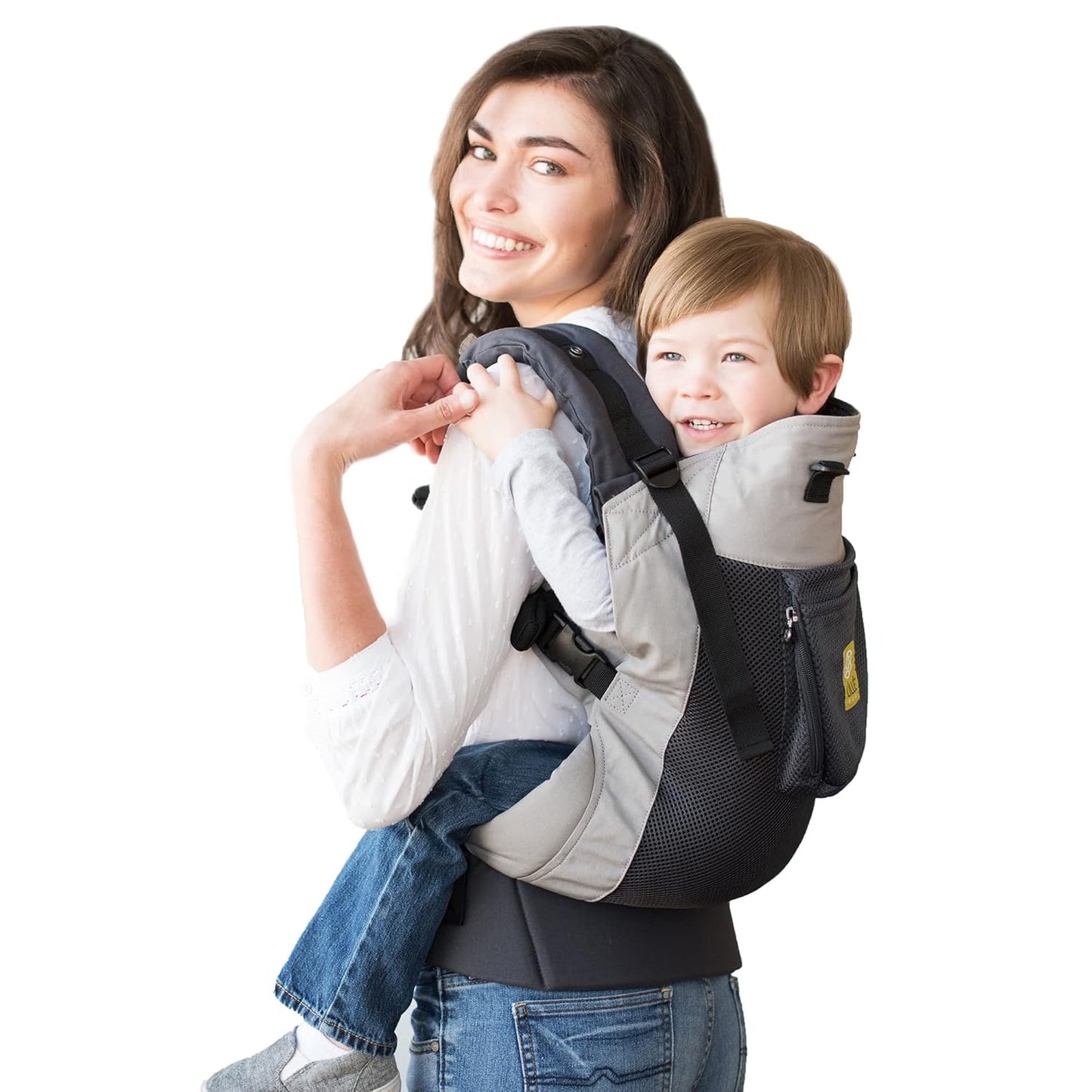 LLLbaby 3-in-1 Airflow Toddler Carrier: Lumbar Support, Breathable Mesh, 25-60 lbs, Comfortable Hiking & Travel