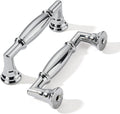 3 Inch Polished Chrome Cabinet Pulls 10 Pack - Heavy Duty Solid