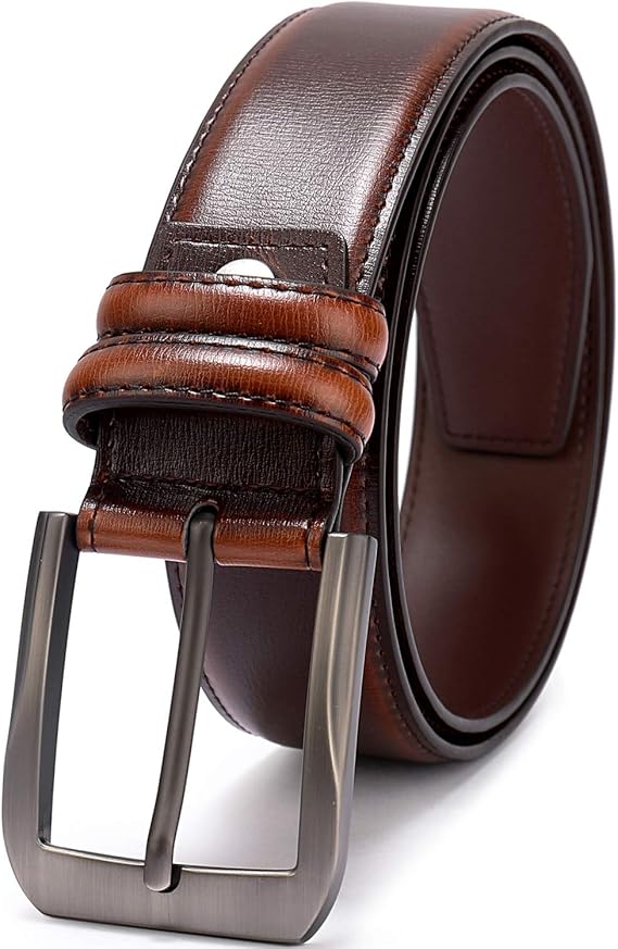 beltox fine Mens Casual Leather Jeans Belts for Everyday Use