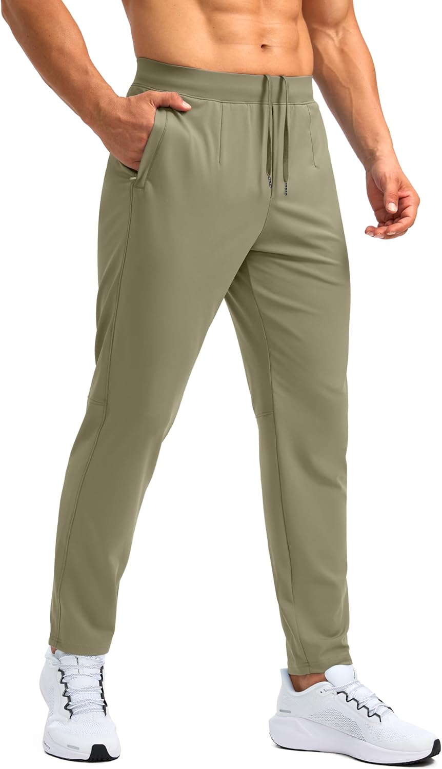 G Gradual Tall Mens Sweatpants with Zipper Pockets for Comfort