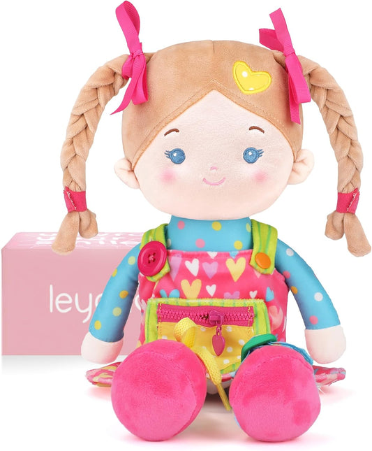 Educational Soft Baby Doll for Toddlers - Learning Sensory Fun