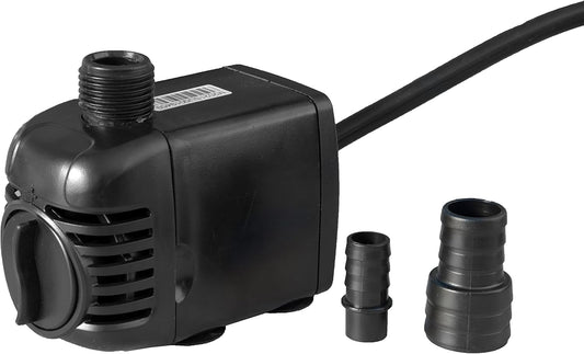 300 GPH Fountain Pump for Large Fountains and Water Features