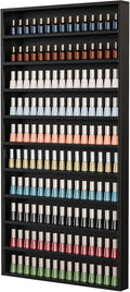 Nail Polish Organizer 10-Tier Wall Mount - Holds 200 Bottles