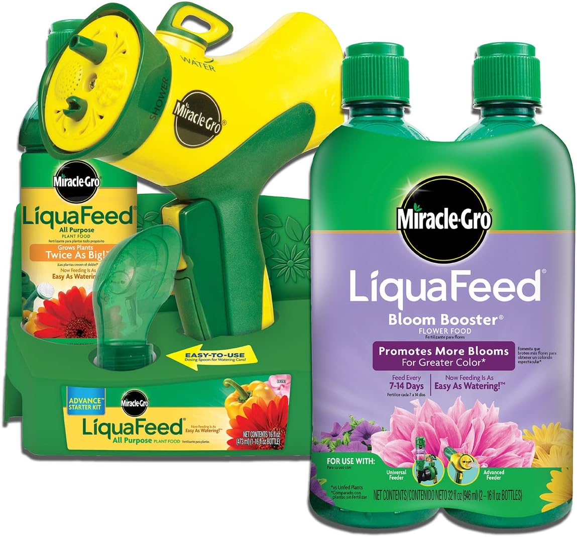 Miracle-Gro LiquaFeed All Purpose Plant Food Starter Kit Bundle