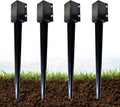 ARIFARO Fence Post Anchor 32 in Ground Spike - Easy No-Dig Support