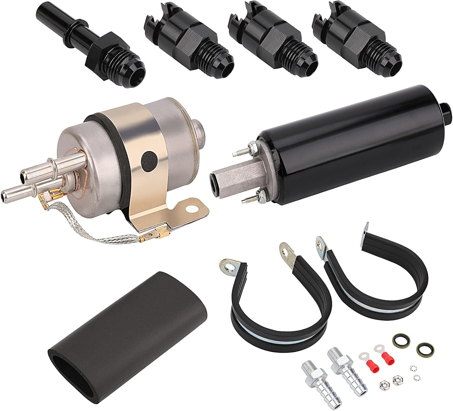 GSL392 Inline Fuel Pump with 58 PSI Regulator for LS Swap