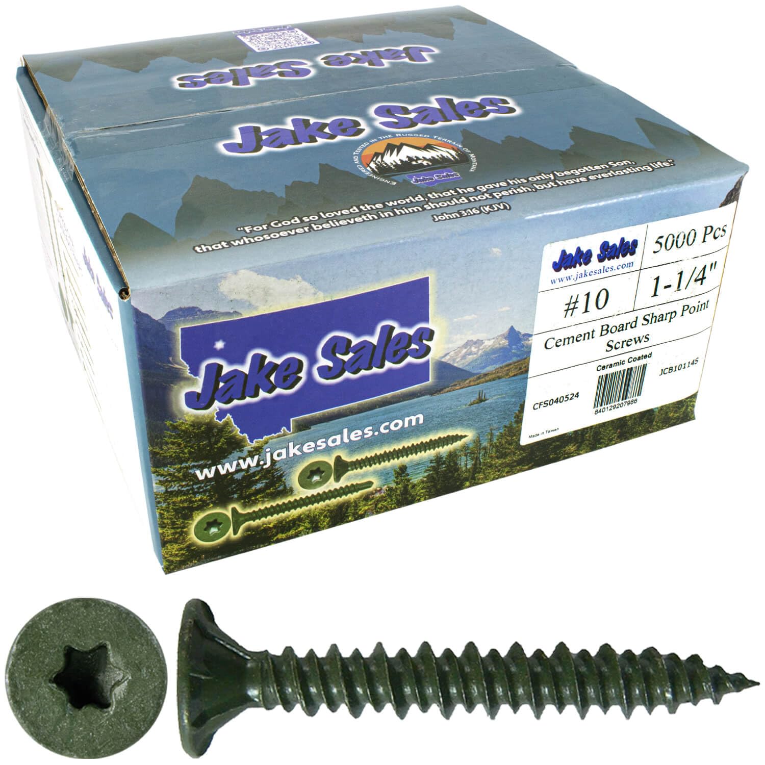 Cement Board Screws for Fastening Cement Board with Sharp Point