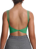Women's Workout Sports Bra Twist Back Cami - Comfortable Fit