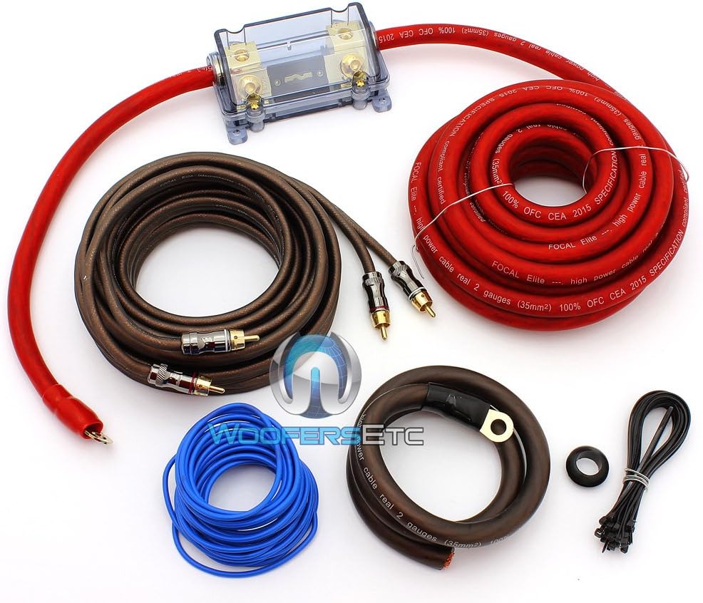 EK35 Focal Audio 2 AWG Elite Series Amplifier Wiring Kit Review