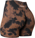 Dream Tie Dye Workout Shorts for Women - Seamless 4ft Inseam