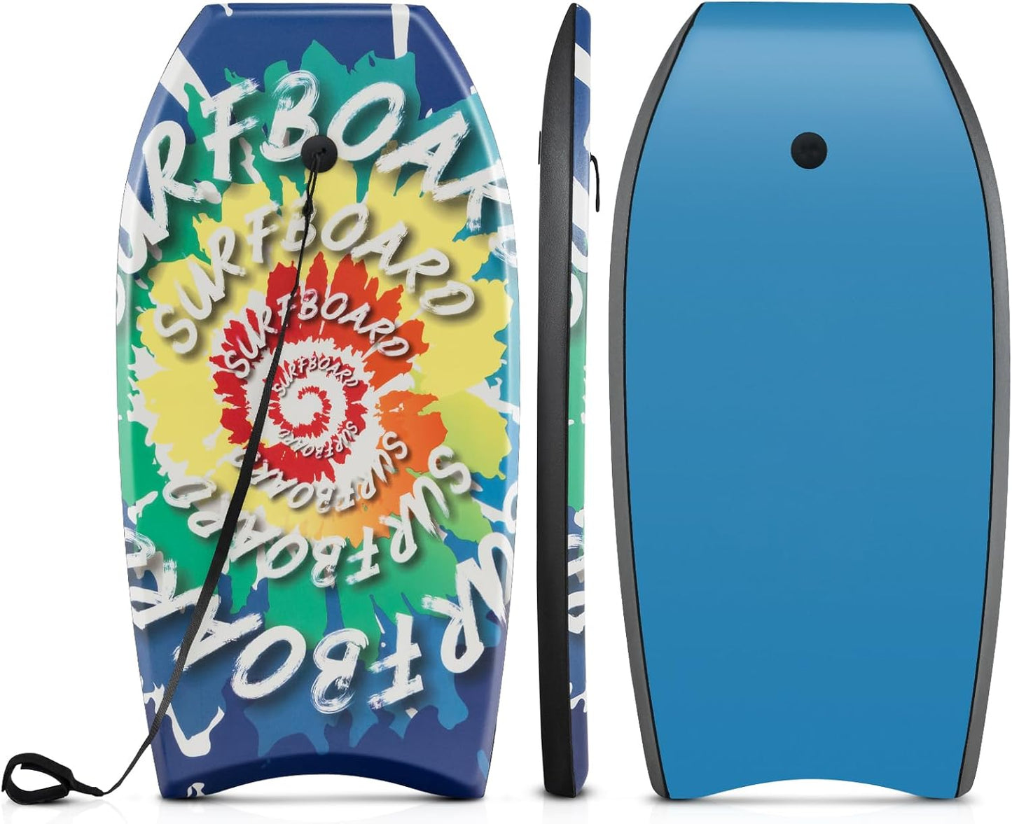 Goplus Lightweight Body Board for Kids and Adults Surfing Fun