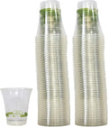 Compostable Plastic Cold Cups 12 Ounce - Eco-Friendly Cold Drinkware