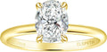 Sterling Silver Engagement Ring for Women - Oval 1.5ct CZ