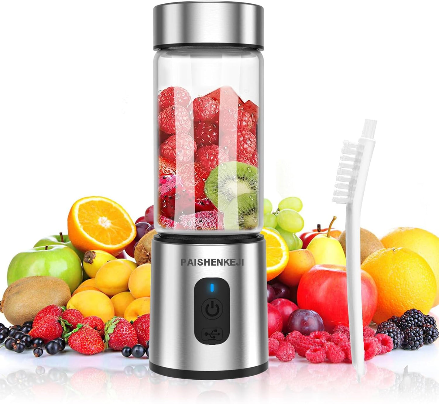 USB Rechargeable Portable Blender: Smoothies On-The-Go!