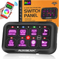Auxbeam 8 Gang RGB Switch Panel Bluetooth AR-800 - Smart 12-24V