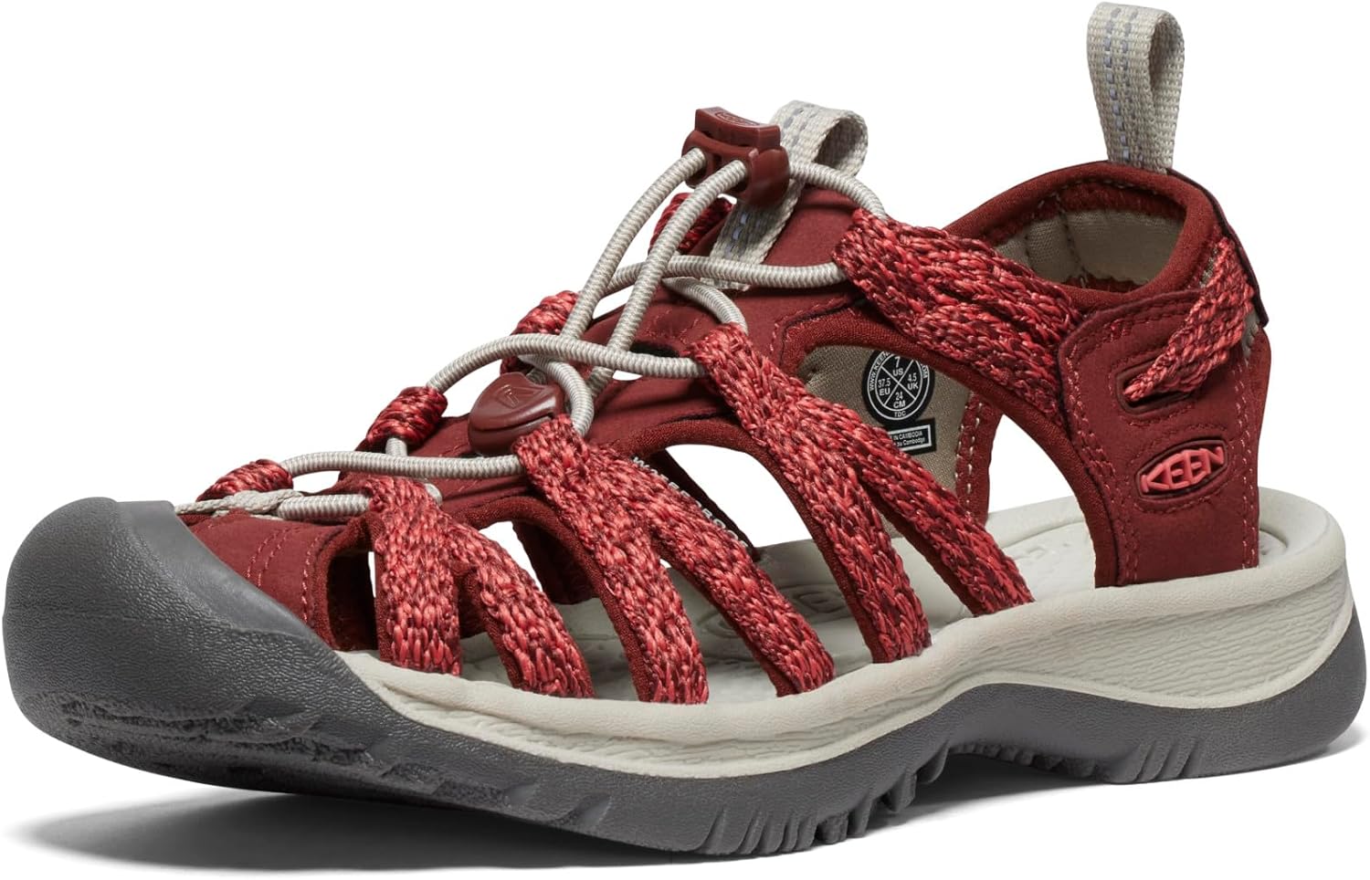 KEEN Women's Whisper Closed Toe Sport Sandals for Active Adventures