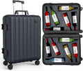 Wine Suitcase for Airplanes 12 Bottle Wine Luggage - TSA Lock
