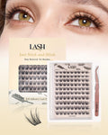 Self Adhesive Eyelashes Glue Free Lash Clusters - Instant No-Glue Lift