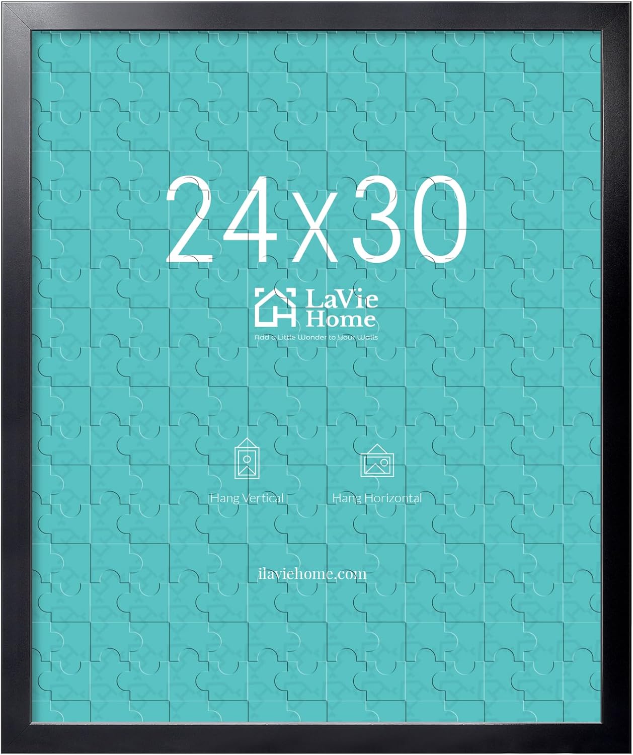 24x30 Black Picture Frame for Wall Decoration and Artwork