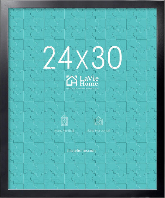 24x30 Black Picture Frame for Wall Decoration and Artwork