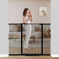 40.5in Extra Tall Baby Gate for Stairs and Wide Openings - Secure Auto