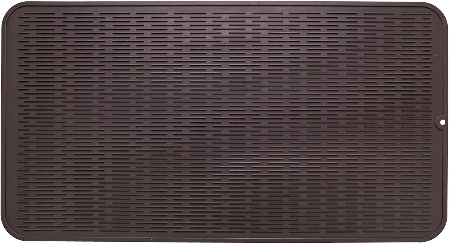 Silicone Dish Drying Mat for Multiple Uses, Easy to Clean