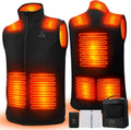 Heated Vest for Men with 8 Heating Zones for Outdoor Activities