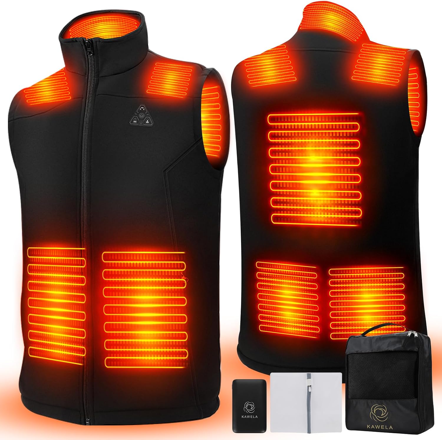Heated Vest for Men with 8 Heating Zones for Outdoor Activities