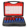 Nut and Bolt Thread Checker - 54 PCS Detachable Gauges for Quick Size