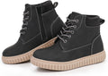 Tobfis Kids Zipper Ankle Boots High Top Kids Sneaker Boys