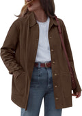 Faux Suede Jacket Women Fall 2025 - Lightweight Shacket