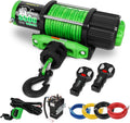 5500 Winch 12V Electric ATV/UTV Winch with Synthetic Rope - Reliable