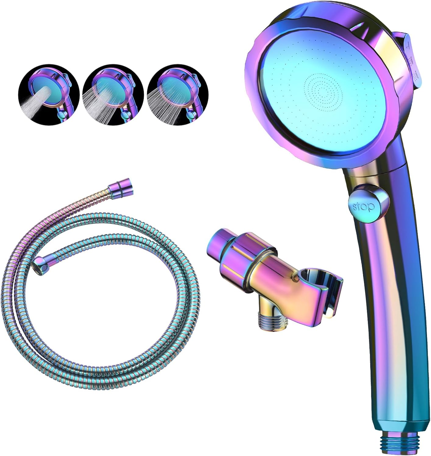 KAIYING High Pressure Handheld Shower Head with ON/OFF Switch