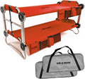 Kid-O-Bunk Double Bunk Bed & Organizers - Red