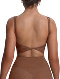 Aoxjox Women's Workout Sports Bra Twist Back Cami (Style YRSK)