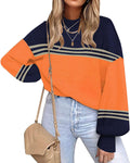 Womens Batwing Side Slit Knit Sweater - Soft Viscose Blend