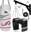 JP Kids Punching Bag Set 2 ft Unfilled Punch Bag with Bracket - Junior