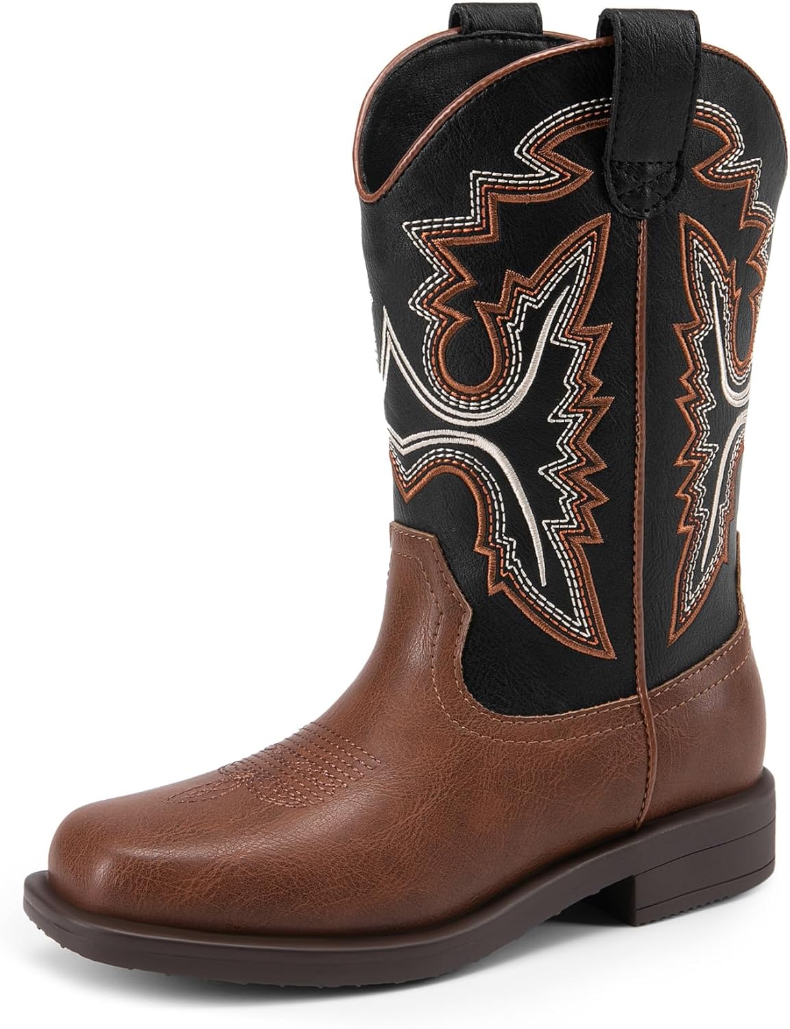 Boys Girls Cowboy Boots Toddler Mid Calf Western Style Boots