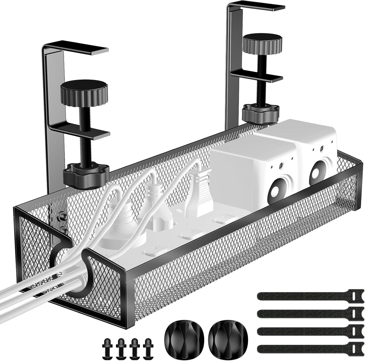 Kaiferty Black Cable Tray: Streamlined Wire Management